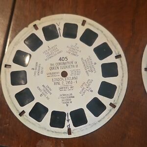Vintage View-Master Reel - The Coronation of Queen Elizabeth II